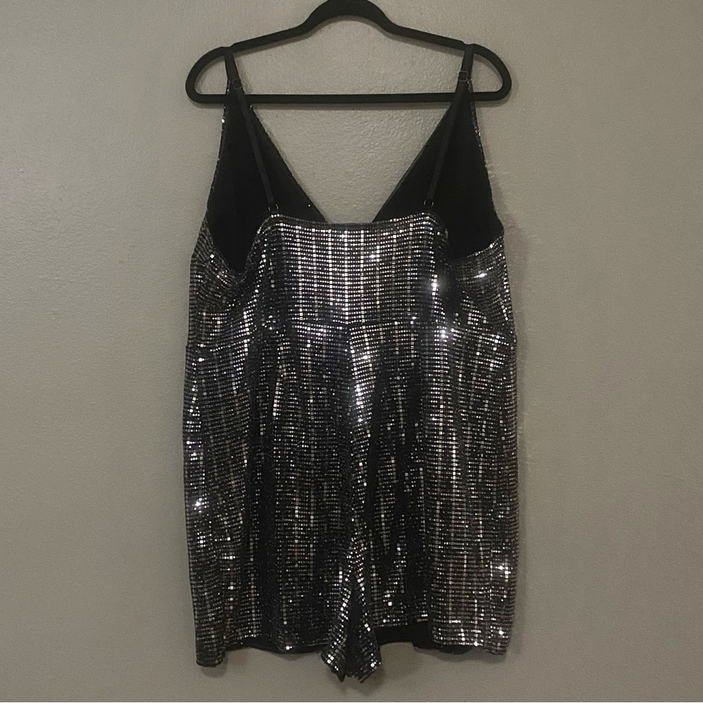 Forever 21 Silver Sequin Romper - image 2